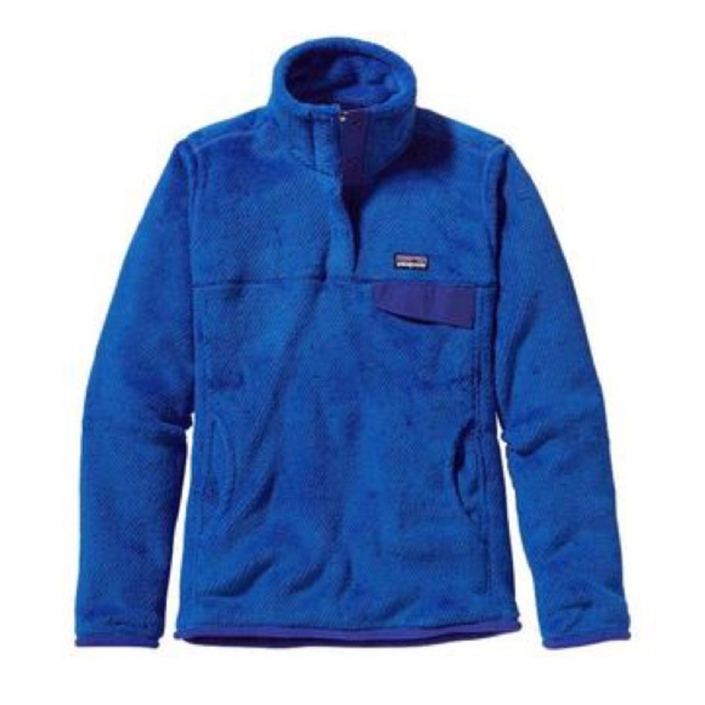 Patagonia women’s size S Royal blue snap pullover
